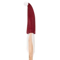 Artikel Jultomte dekorationspålar, jultomten med filthatt, 58 cm, 6 stycken