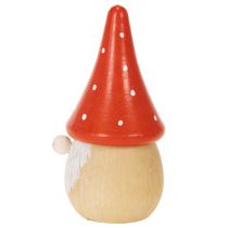 Artikel Mini Gnomefigur Flugsvamp Borddekoration 10 cm 6 st