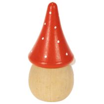 Artikel Mini Gnomefigur Flugsvamp Borddekoration 10 cm 6 st