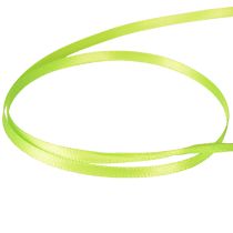 Artikel Satinband presentband ljusgrönt dubbelt satin 3mm 50m