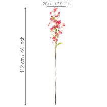 Artikel Konstgjord blommande gren Oncidium orkidédekoration 112cm 3st