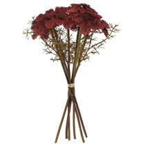 Artikel Konstgjorda röllekablommor röda Achillea konstgjorda H30cm 6 st