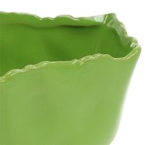 Keramisk grön skål Ø17cm H7cm
