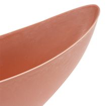 Artikel Skål plast ljus orange 39cm x 13 cm H13cm, 1 st