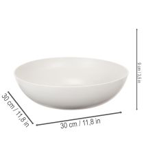 Artikel Stor rund skål, mångsidig dekorativ skål, 30 cm