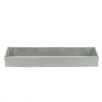 Artikel Skål fyrkantig grå 41,5cm x 10,5cm H5cm