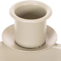 Artikel Ljusstake med 4 hållare, modern adventskrans, beige, 15 cm