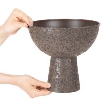 Artikel Rund planteringslåda på stativ, modern växtkruka, 25 cm