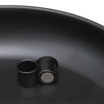 Artikel Skål med ljusstakemagnet svart Ø33cm H7,5cm