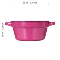 Artikel Metallkruka, sommardekoration för vardagsrum, 23 cm, 3 delar