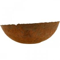 Dekorativ skål metall dekorativ skål patina utseende Ø30cm H8,5cm