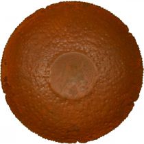 Artikel Dekorativ metallskål, dekorativ skål med rustikt utseende, Ø30cm H8,5cm