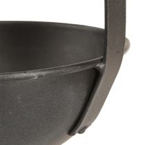 Artikel Skål för plantering dekorativ murslev antracit Ø12,5cm 3st