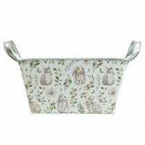Artikel Jardiniere planteringskruka i metall 20×12,5×10cm