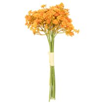 Artikel Konstgjord baby's breath orange gren för blomsterarrangemang 30cm 10st