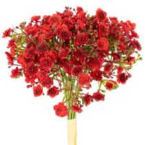 Artikel Konstgjord babyandning, röd, bukett som blomsterdekoration, 30 cm, 10 stycken
