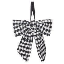 Artikel Tygrosett med brosch och galge, rutig, 24 cm, 2 stycken