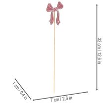 Artikel Dekorativa rosettblommor 32 cm 12 st