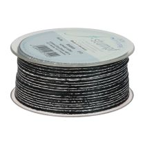 Artikel Band present bandsträng svart silver 3mm 100m