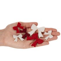 Artikel Dekorativ rosettmix dekoration jul och pyssel 5 cm 48 st