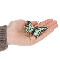 Artikel Fjärilsdekoration, fladdrande rumsförsköning för inomhus och utomhus, 7 cm, 12 stycken