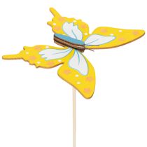 Artikel Blomknoppar, pysselmaterial, fjärilsmotiv för att dekorera presentinslagning, 28,5 cm, 12 stycken