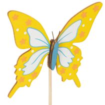 Artikel Blomknoppar, pysselmaterial, fjärilsmotiv för att dekorera presentinslagning, 28,5 cm, 12 stycken