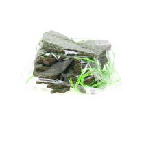 Artikel Dekorationshängare fjärilsgrönt glitter 8cm 12 st