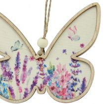 Artikel Butterfly Trädekorationshängare Linne 11,5x9,5cm 6 st
