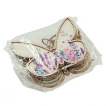 Artikel Butterfly Trädekorationshängare Linne 11,5x9,5cm 6 st