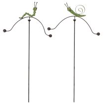 Artikel Snigel Caterpillar Wind Chime Trädgårdsstake Metall H67cm 2st
