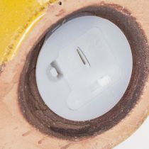 Artikel Dekorativ snigel i keramik med LED-belysning. Rolig borddekoration för hemmet och balkongen. 12 cm, 2 stycken.