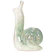 Artikel Keramisk dekorativ snigelfigur för eleganta boendemiljöer och förtrollande bordsdekorationer, 16 cm