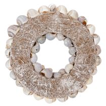 Artikel Snigelkrans för upphängning, dekorativ krans, maritim stil, Nathai, Ø35cm