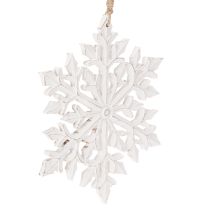 Artikel Stor dekorativ snöflinga, hängande dekoration, 30 cm