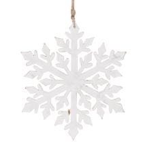 Artikel Stor dekorativ snöflinga, hängande dekoration, 30 cm