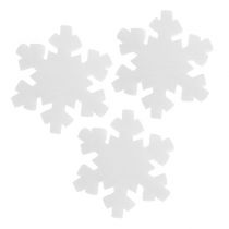 Snöflinga vit 7cm 8st
