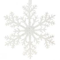 Artikel Snöflinga dekoration iskristall för upphängning 18×20cm 4st