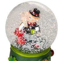 Artikel Lyckobringande snöglob med sotarefigur, 4 cm, 3 stycken