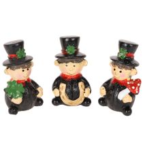Artikel Lyckobringande skorstensfejarfigur att klistra, 5 cm, 6 stycken