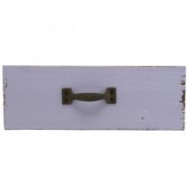 Artikel Planteringslåda Dekorationslåda Shabby Chic Trä Lila 25×13×8cm