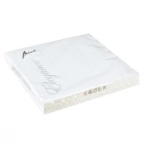 Artikel Servetter Vita Bordsdekoration Präglat mönster 33x33cm 15 st