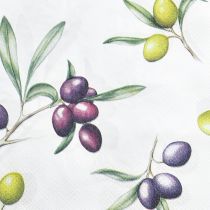 Artikel Servetter med oliver sommarbordsdekoration 33x33cm 20st