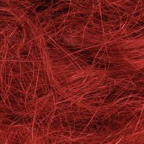 Artikel Sisal röd bordeaux naturfiber 300g