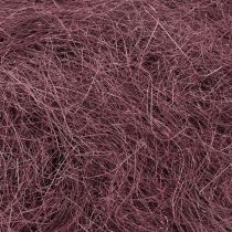 Artikel Sisal Röd Bordeaux Naturfiber Sisalfiber för Hantverk 300g