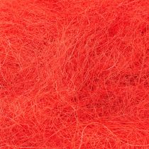 Artikel Sisal Röd Naturfiber Hantverksfiber Sisalfiber 300g