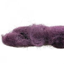 Sisal Lila sisalfiber för hantverk och dekoration 300g