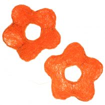 Artikel Sisal blomma orange Ø7,5cm 25st