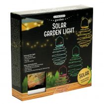 Artikel Solträdgård ljusgrön 22cm med 25LEDs varmvit