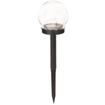 Artikel Trädgårdslampa, globlampa med jordspett för utomhusbelysning, 36 cm, 4 stycken